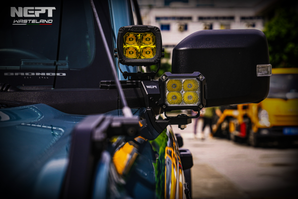 Bronco A pillar spot light support - Image 3