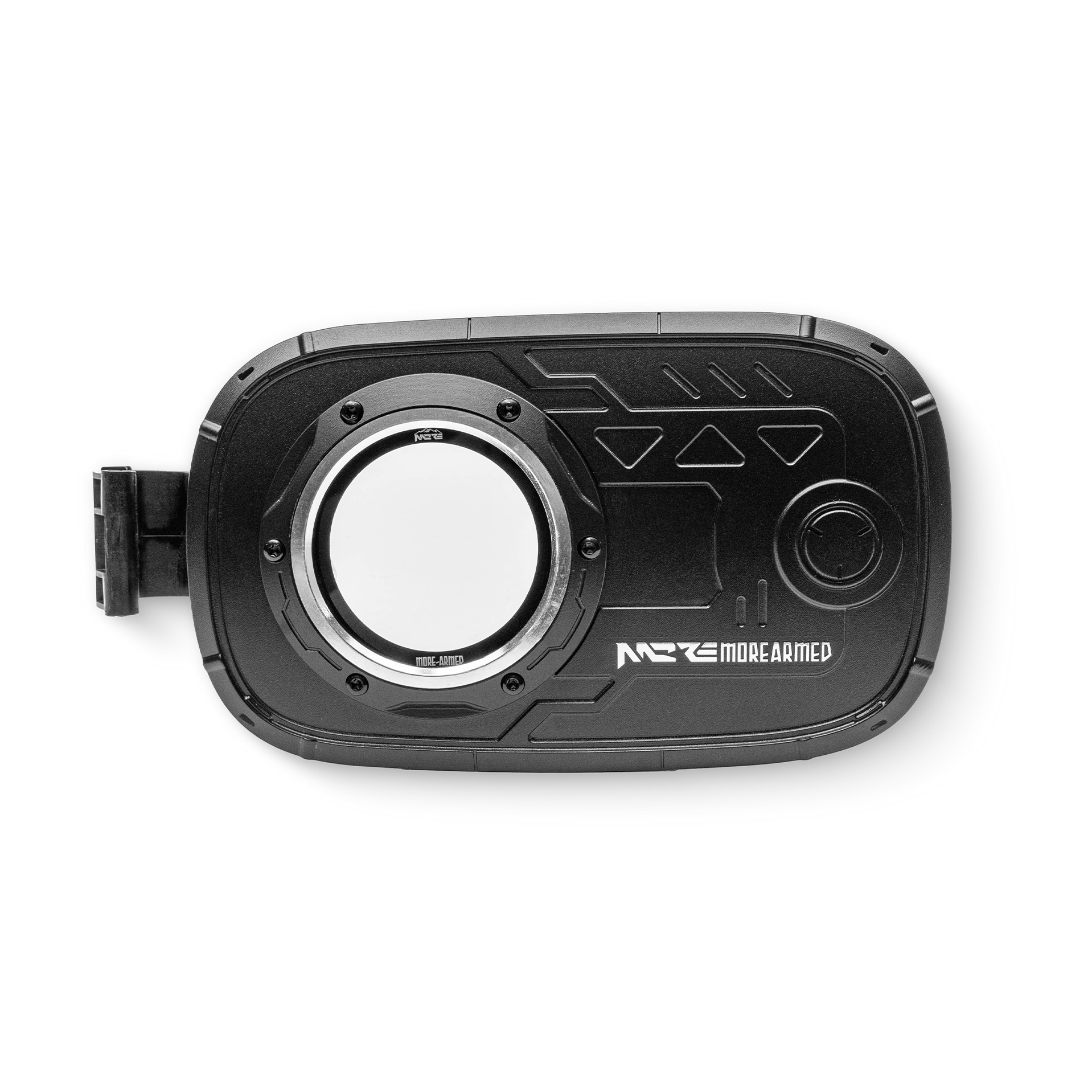 Replacement mirror through fuel tank cap