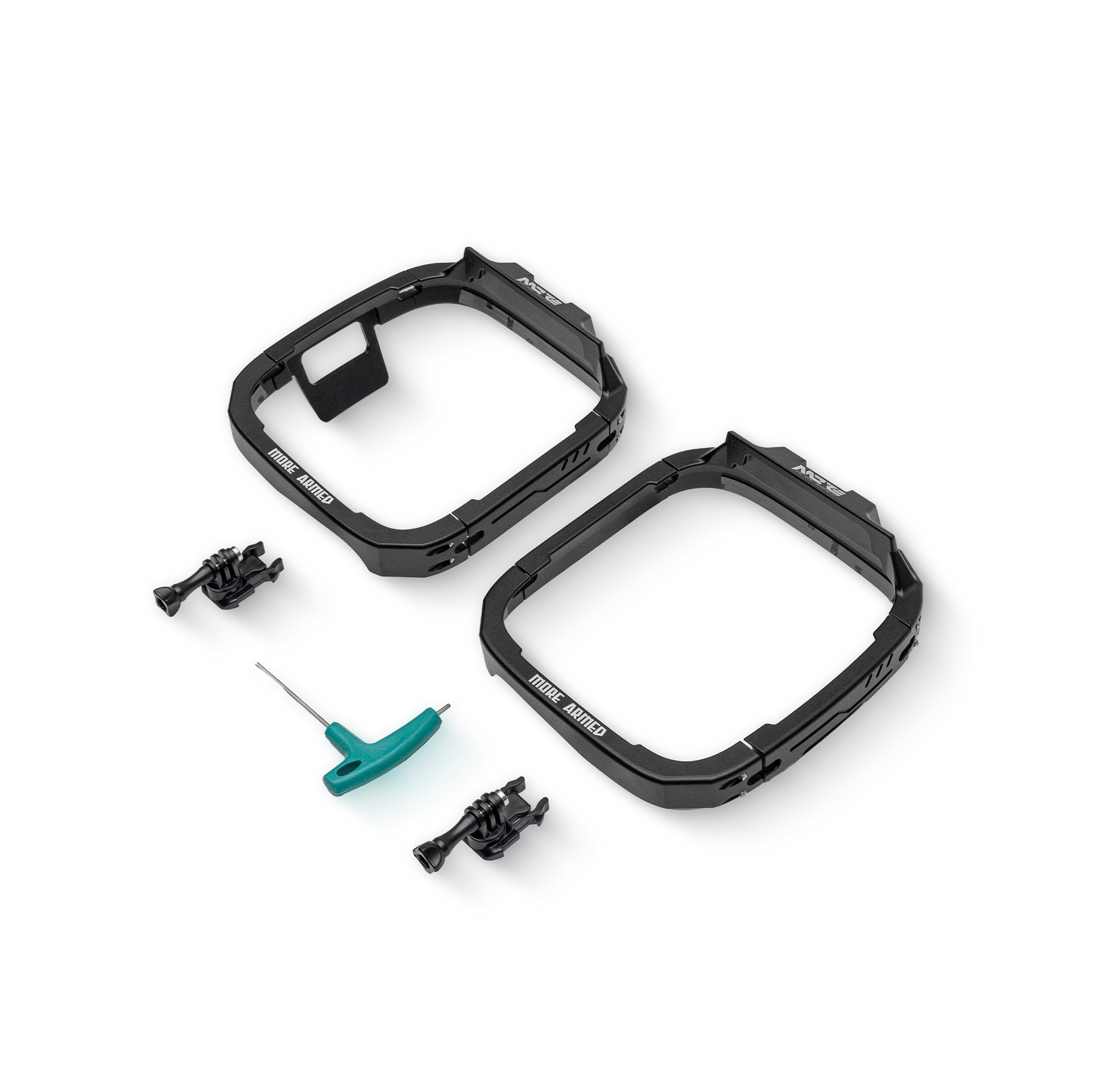 Multi-function rearview mirror rain shield