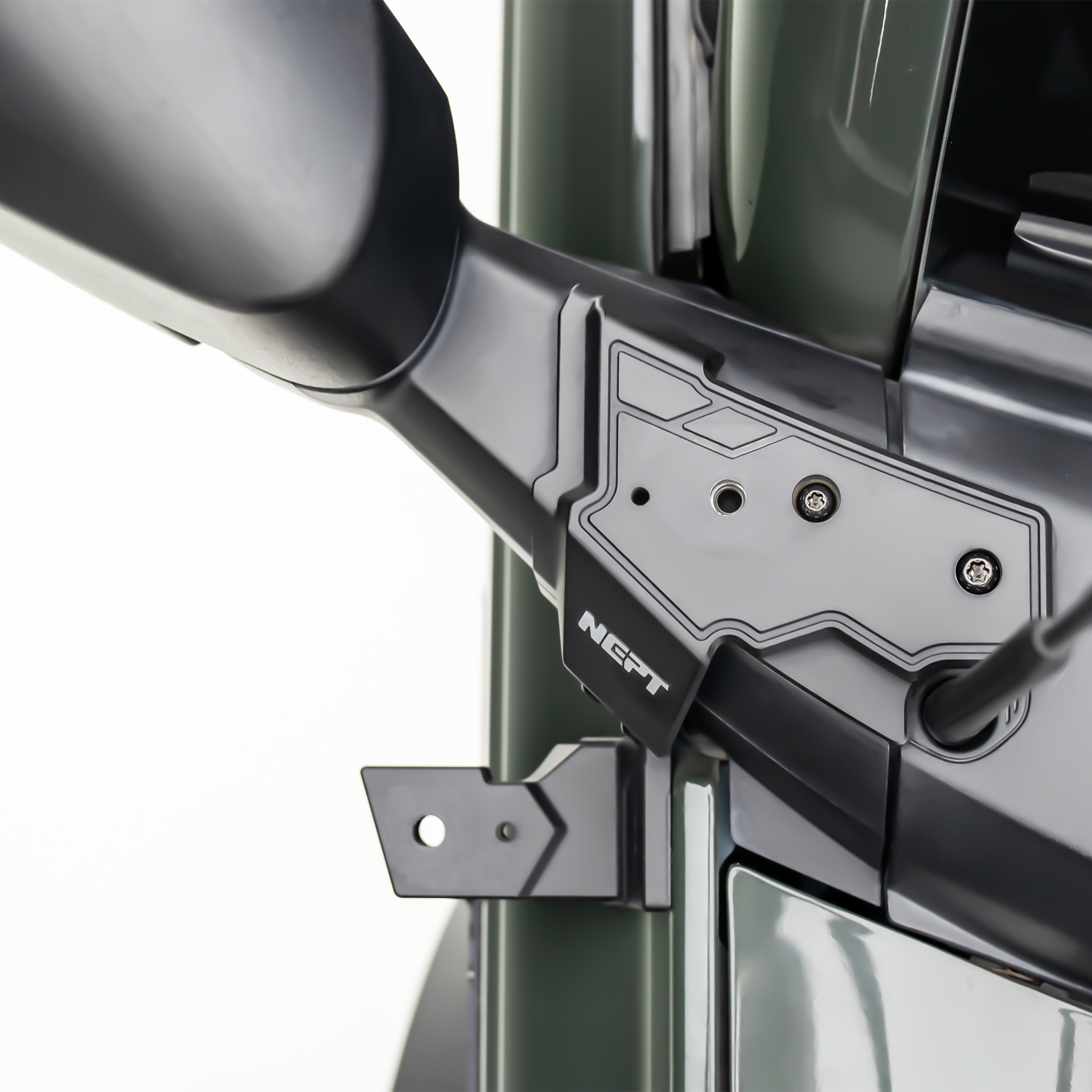 Bronco A pillar spot light support